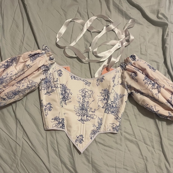 Reversible OFFICESEVENshop corset + skirt set/Dress | graduation/events/…. - Picture 2 of 11